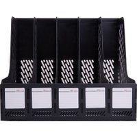 Лоток для бумаг Deli 9838 (черный)