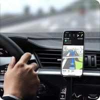 Держатель для смартфона Satechi Qi2 Wireless Car Charger 15W (серый космос)
