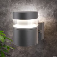 Уличный настенный светильник Elektrostandard 1530 Techno LED (серый)