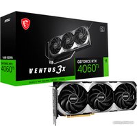 Видеокарта MSI GeForce RTX 4060 Ti Ventus 3X 16G