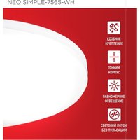 Припотолочная люстра In Home Neo Simple-7565-WH 4690612062549