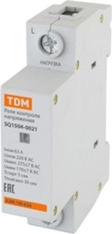 

Реле напряжения TDM Electric SQ1504-0021