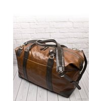Дорожная сумка Carlo Gattini Fidenza Premium 4036-03 (коньячный/темно-коричневый)