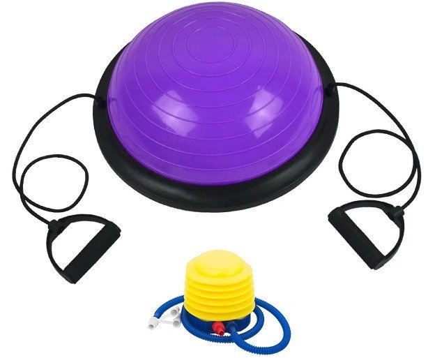 Балансир AMETIST Bosu Ball (фиолетовый)