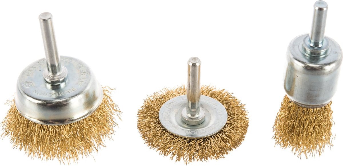 Набор щеток для электроинструмента Практика Мастер 773-491 (3 шт)