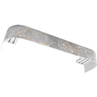 Карниз для штор Legrand Глэдис 7см 3м 2р с поворотами 58139346 (мрамор/золотой)