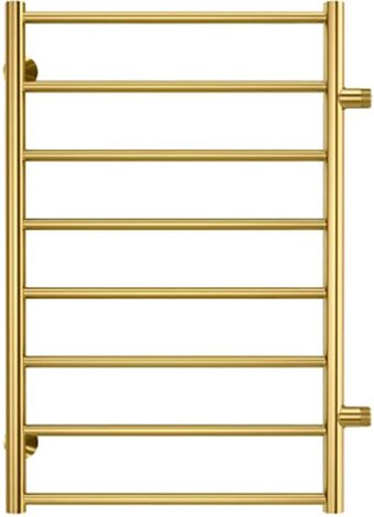 Полотенцесушитель TERMINUS Аврора П8 500x800 (золото,с боковым подключением 500)