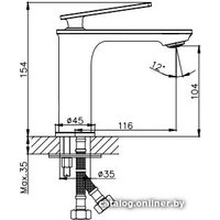 Смеситель Haiba HB10589 (хром)