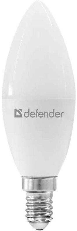 Светодиодная лампочка Defender C37-12W-830-E14