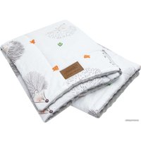 Плед Amarobaby Растем вместе Крошка Ежик 95x85 (серый)