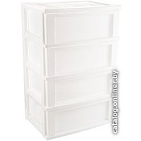 Комод Berossi Bongo 4-секционный (снежно-белый)