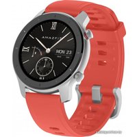 Умные часы Amazfit GTR 42мм (кораллово-красный)