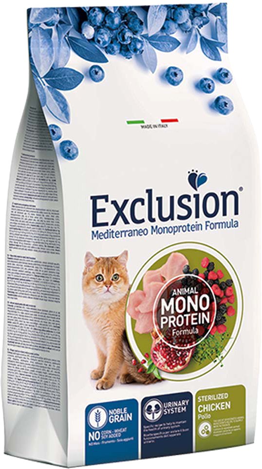 

Сухой корм для кошек Exclusion Sterilized Chicken NGCGC01 (1.5 кг)