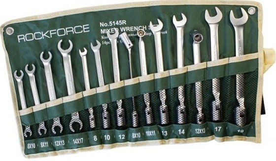 

Набор ключей RockForce RF-5145R (14 предметов)