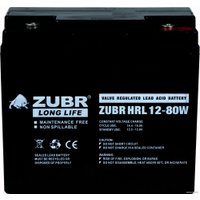 Аккумулятор для ИБП Zubr HRL 12-80W (12 В/18 А·ч)