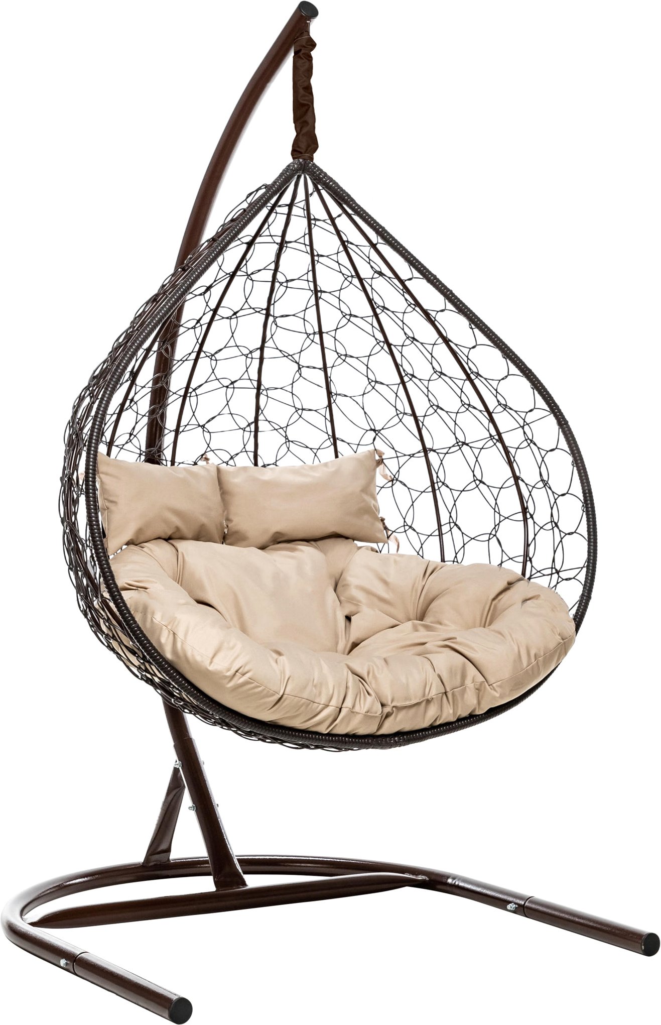 

Подвесное кресло LetoLux Liverpool Twin XL (коричневый/бежевый)