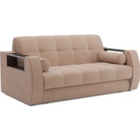 Диван Мебель-АРС Аккордеон Барон №3 ППУ 155x200 (бежевый Luna 061)