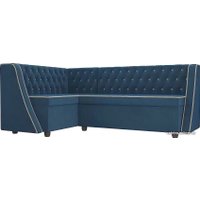 Угловой диван Лига диванов Лофт 104587 (левый, голубой)