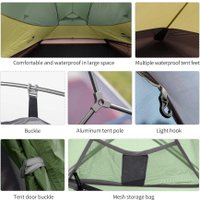 Треккинговая палатка Naturehike Cloud Up 3 Base (210T, зеленый)