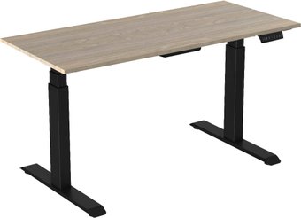 WellDesk с электроприводом Bosch двухмоторный 28мм (ясень шимо, черный)