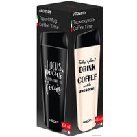 Термокружка Ardesto Coffee time AR2645DMW 0.45л (бежевый)