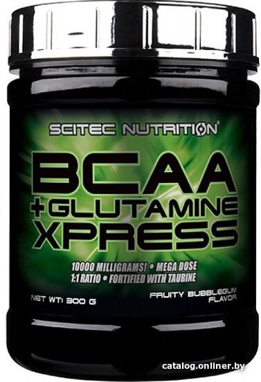 

Комплекс Scitec Nutrition BCAA+Glutamine Xpress (фруктовая жвачка, 300 г)