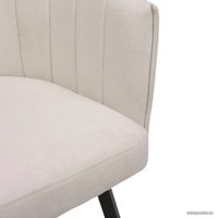 Стул с подлокотниками AksHome Melon 82153 (кремовый/черный)