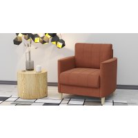 Интерьерное кресло Нижегородмебель Лора ТК 332 (ультра терра кирпичный/бежевый)