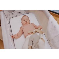 Приставная детская кроватка Lionelo Aurora (beige cappuccino)