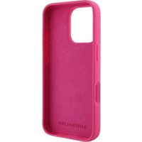 Чехол для телефона Lagerfeld Liquid silicone RSG logo для iPhone 16 Pro Max KLHCP16XSLSGRF