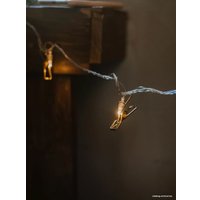 Светодиодная гирлянда Огоньки Прищепки 152 (желтый)