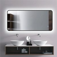 Зеркало Алмаз-Люкс Hanoi blaсk 11050s-6 (с подсветкой)