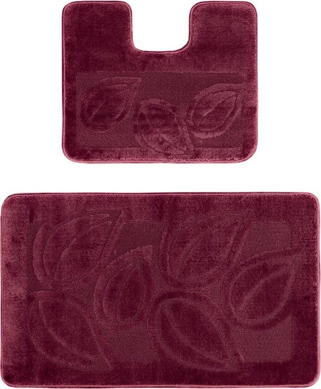 

Набор ковриков Maximus Flora 2576 (60x100/50x60, баклажан)