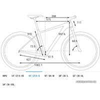 Велосипед Cube Aim EX 27.5 S 2022 (серый)