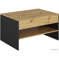 Журнальный столик НК-Мебель Modo 71715648 (артизан/черный матовый)