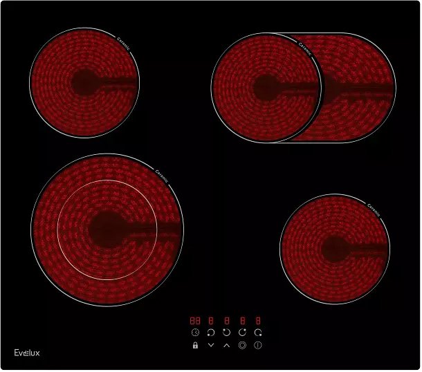 

Варочная панель Evelux HEV 642 B