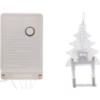 Гирлянда бахрома Luazon Led-180 (4x0.6 м, красный) [187270]