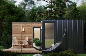 Дом Модуль Хаус Каркасный Скандинавия (летний вариант с утеплением 50 мм)