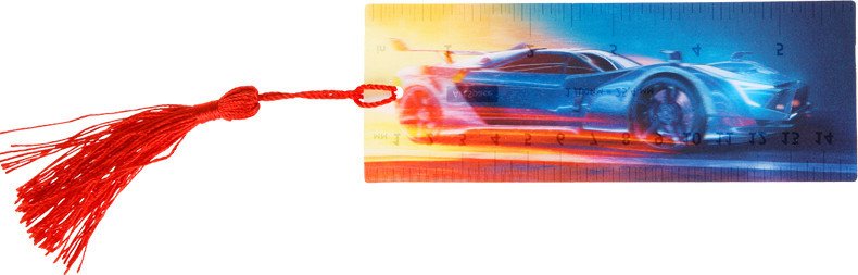 

Закладка для книг ArtSpace Car 3D с линейкой 3D_37496