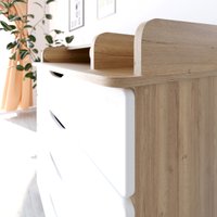 Детский комод Атон Мебель Сириус-2 Wood 804 ПВХ (дуб галифакс)