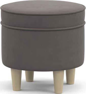 Пуфик Нижегородмебель Лора ТП 331 (ультра стоун серо-коричневый)