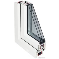 Окно ПВХ Rehau Grazio 1320x1430 Г+П/О СП2