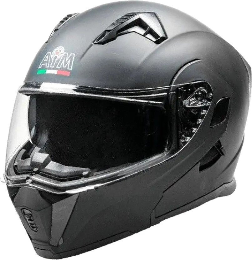 Мотошлем AIM JK906 906-008-XXL (XXL, черный матовый)