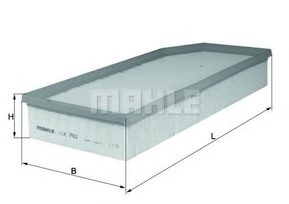 

Воздушный фильтр Mahle Knecht LX752
