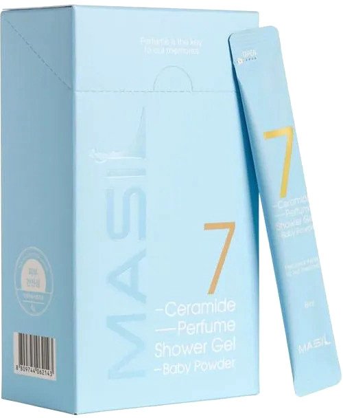 

Masil Гель для душа 7 Ceramide Perfume Shower Gel Stick Pouch С ароматом присыпки (20x8 мл)