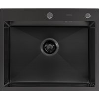Кухонная мойка ARFEKA Eco AR мойка 600*500, коландер G, дозатор Black Decor Millet