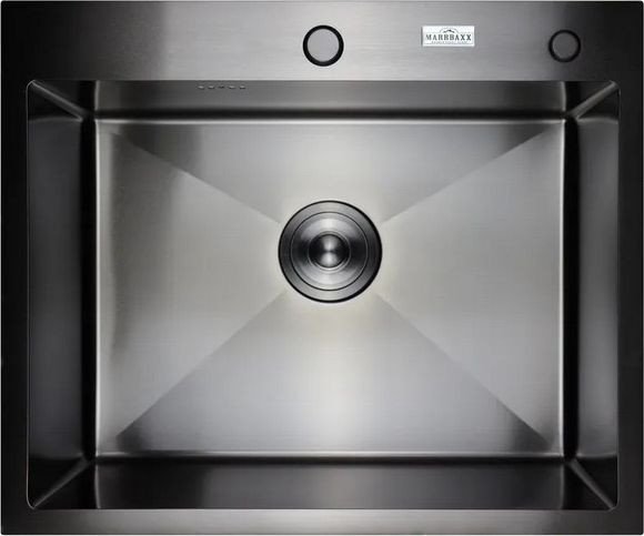 Кухонная мойка MARRBAXX B6050-R (черный/графит)