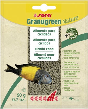 Сухой корм Sera Granugreen Nature 20 г