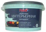 

Краска Palizh Интерьерная моющаяся 3.7 кг (мята)