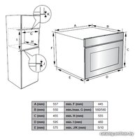 Электрический духовой шкаф Weissgauff EO 459 PDB